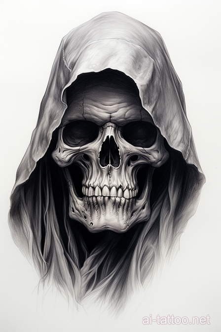  AI Grim Reaper Tattoo Ideas 5